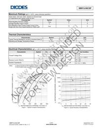 SBR1U30CSP-7 Datasheet Page 2