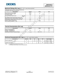 SBR2045CT-G Datasheet Page 2