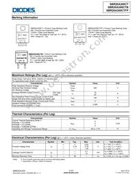 SBR20A300CTFP Datasheet Page 2