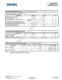 SBR20A45CTFP Datasheet Page 2