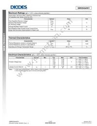 SBR20A45D1-13 Datasheet Page 2