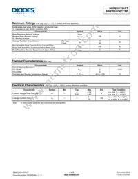SBR20U150CT Datasheet Page 2