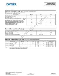 SBR20U40CTFP Datasheet Page 2