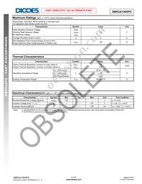 SBR2A150SP5-13 Datasheet Page 2