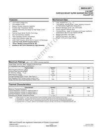 SBR2A30P1-7 Datasheet Cover