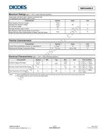 SBR2A40BLP-13 Datasheet Page 2