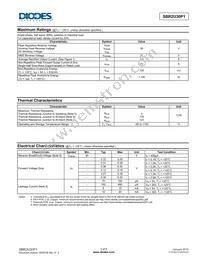 SBR2U30P1-7 Datasheet Page 2