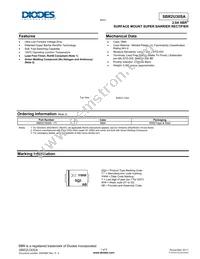 SBR2U30SA-13 Datasheet Cover