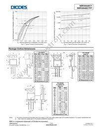 SBR30A40CTFP Datasheet Page 3