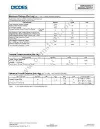 SBR30A45CTFP Datasheet Page 2