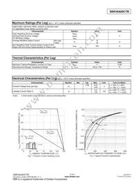 SBR30A60CTB-13 Datasheet Page 2