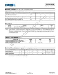 SBR30E100CT Datasheet Page 2