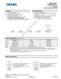 SBR40150CT Datasheet Cover