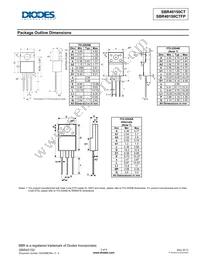 SBR40150CT Datasheet Page 3