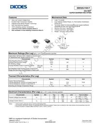 SBR40U150CT Datasheet Cover