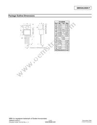 SBR40U200CT Datasheet Page 3