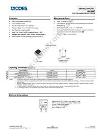 SBR40U200CTB Datasheet Cover