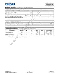 SBR40U45CT Datasheet Page 2