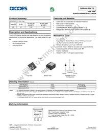 SBR40U60CTE Datasheet Cover