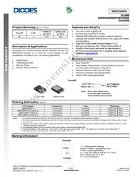 SBR5E60P5-7D Datasheet Cover