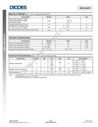 SBR5E60P5-7D Datasheet Page 2