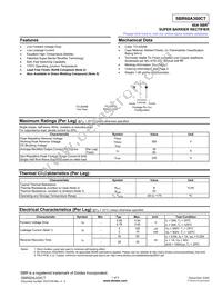 SBR60A300CT Datasheet Cover