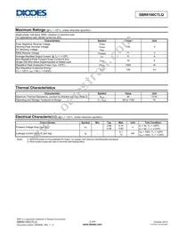 SBR6100CTLQ-13 Datasheet Page 2