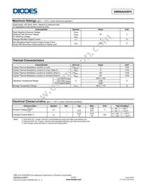 SBR8A45SP5-13 Datasheet Page 2