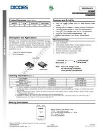 SBR8E45P5-7D Datasheet Cover
