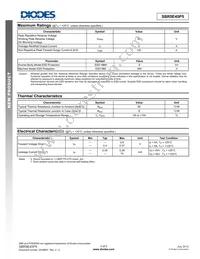 SBR8E45P5-7D Datasheet Page 2