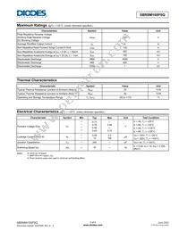 SBR8M100P5Q-13D Datasheet Page 2