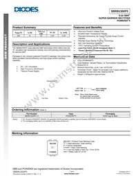 SBR8U300P5-13 Datasheet Cover