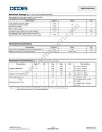 SBRT05U20LP-7B Datasheet Page 2