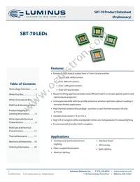 SBT-70-WCS-F75-PB123 Datasheet Cover