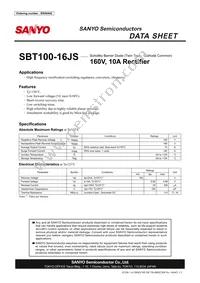 SBT100-16JS Datasheet Cover