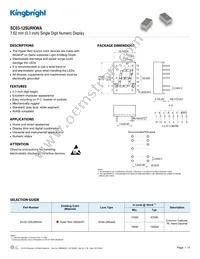 SC03-12SURKWA Datasheet Cover