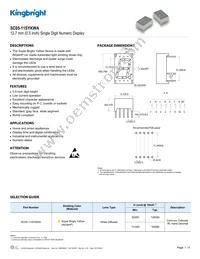 SC05-11SYKWA Datasheet Cover