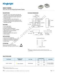 SC08-11CGKWA Datasheet Cover