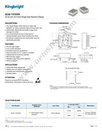 SC08-11SYKWA Datasheet Cover