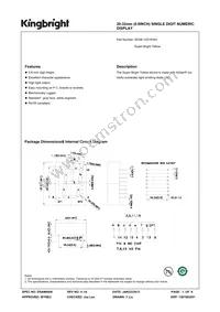 SC08-12SYKWA Datasheet Cover