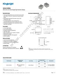 SC08-21SRWA Datasheet Cover