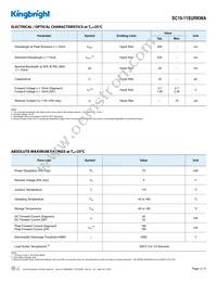 SC10-11SURKWA Datasheet Page 2