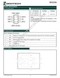 SC1116ISKTR Datasheet Page 3