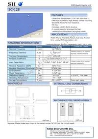 SC12S-12.5PF20PPM Datasheet Cover