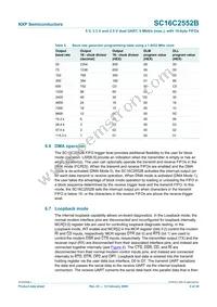 SC16C2552BIA44 Datasheet Page 9
