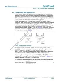 SC16C550BIN40 Datasheet Page 14