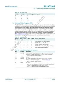 SC16C550BIN40 Datasheet Page 22