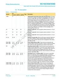 SC16C554IB80 Datasheet Page 9