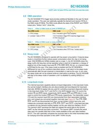 SC16C650BIBS Datasheet Page 16