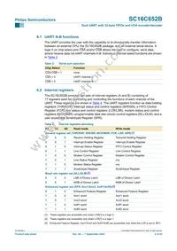 SC16C652BIBS Datasheet Page 8